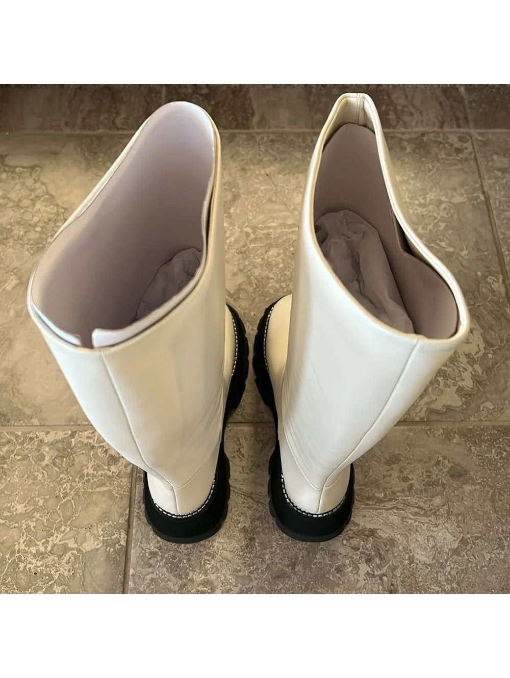 3.1 Phillip Lim Kate Tall Boots in White, Size 38.5 New in Box + Dust Bag $650
